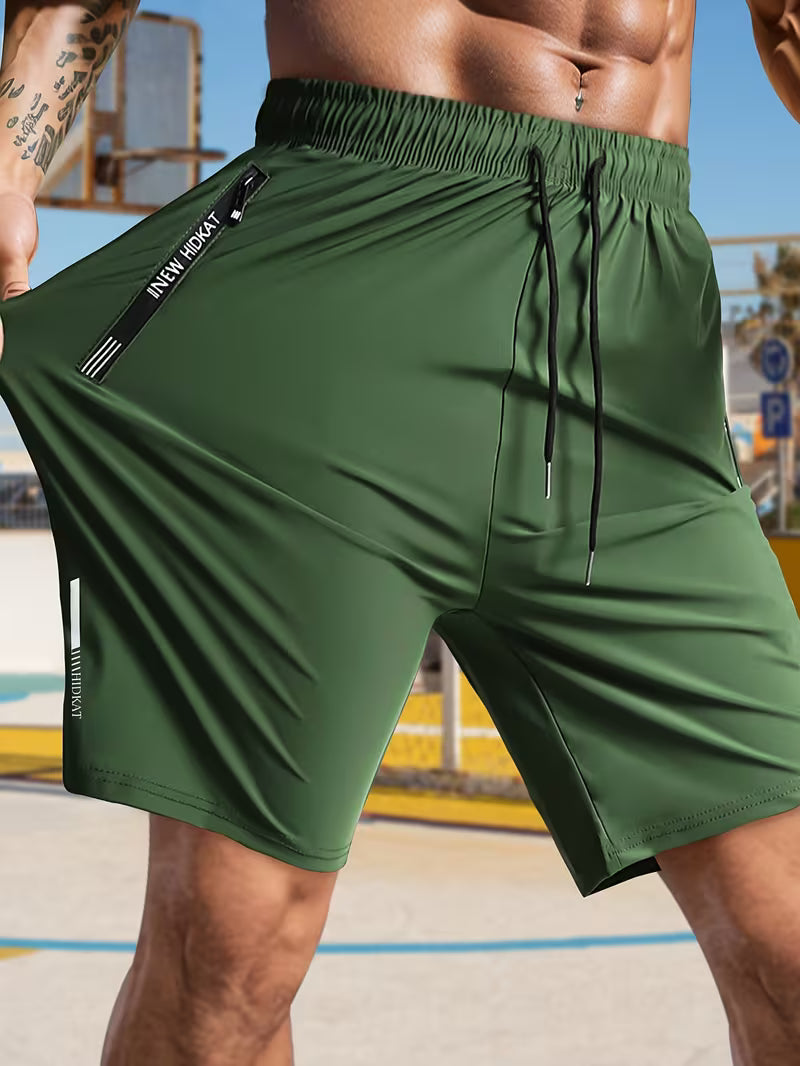 🔥HOT SALE 70% OFF🥰 Men's Elastic Summer Shorts💎Breathable, Zippered Pockets & Stretch Fit🩳❄️