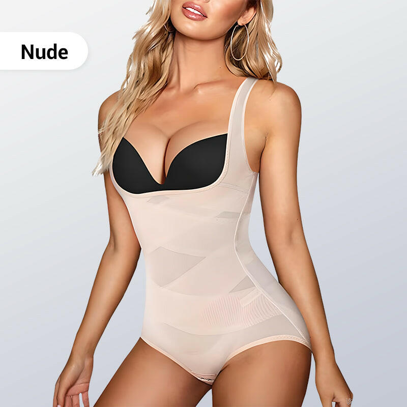 π₯ Hot Sale π₯ Highest (50% off)Hook-and-Eye Mesh Shapewear Bodysuit