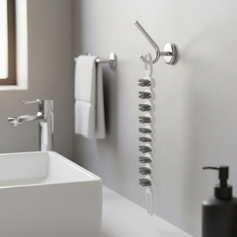 Bendable Multifunctional Crevice Cleaning Brush