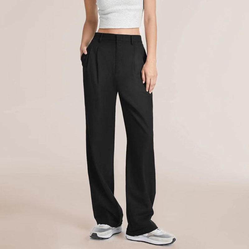 ⏳Last Day Sale 49% OFF🔥Women's Smart & Casual High Waisted Straight Leg Work Trousers👖