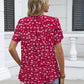 💥2026 Hot Sale 49% OFF👚Women's Dressy Casual Shirts Short Sleeve V Neck Work Blouse