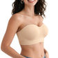 Non-Slip Bandeau Seamless Wireless Strapless Bra