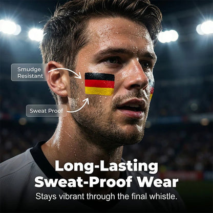 🔥Last Day Sale Only ￡6.99!🎉National Flag Face Paint Stick for Sports Fans! ⚽