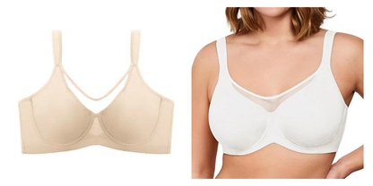 🏆 Last Day Special Price £7.99 ! 💐Women's Elegant Sheer Full Coverage Plus Size Bra
