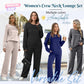 🔥LAST DAY SALE 70% OFF👍✨Women's Crew Neck Top & Drawstring Pants Short Set