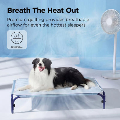 ❄️2026 Summer Hot Sale 50% OFF🧊PawDew™ for Dogs & Cats – Vet-Approved Ice-Silk Cooling Pad ❄️ | Q-MAX >0.4 | Washable 🧼, Non-Slip 🛟 | Perfect for Large Breeds & UK Summers ☀️🇬🇧