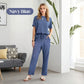 🌸Hot Sale 50% OFF💖Women’s Summer Oversized Wide Leg Crop Pants Two Piece Outfits Set