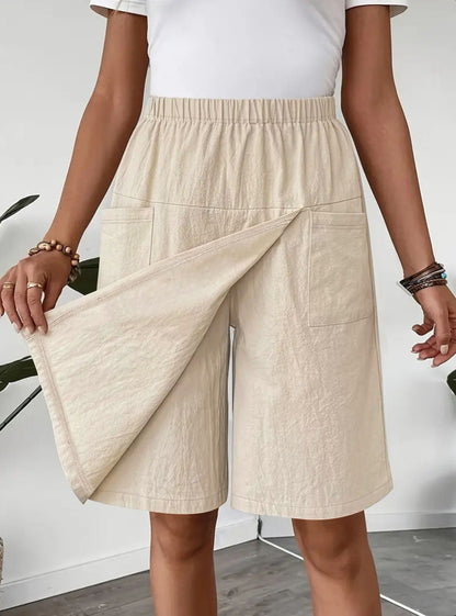 ⏳Limited-time 50% off⏰Women's Casual Elastic Waist Wrap Skort