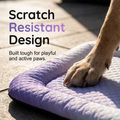 ⏰LAST DAY SALE ONLY￡7.99!!❄Pet Cooling Mat for Dogs & Cats 🐾 Naturally Cool Ice-Silk Pad • Breathable, Washable & Soft 🌿 For Floors, Sofas & Car Travel • Multiple Sizes • Gradient Colours ☀️🐶🐱