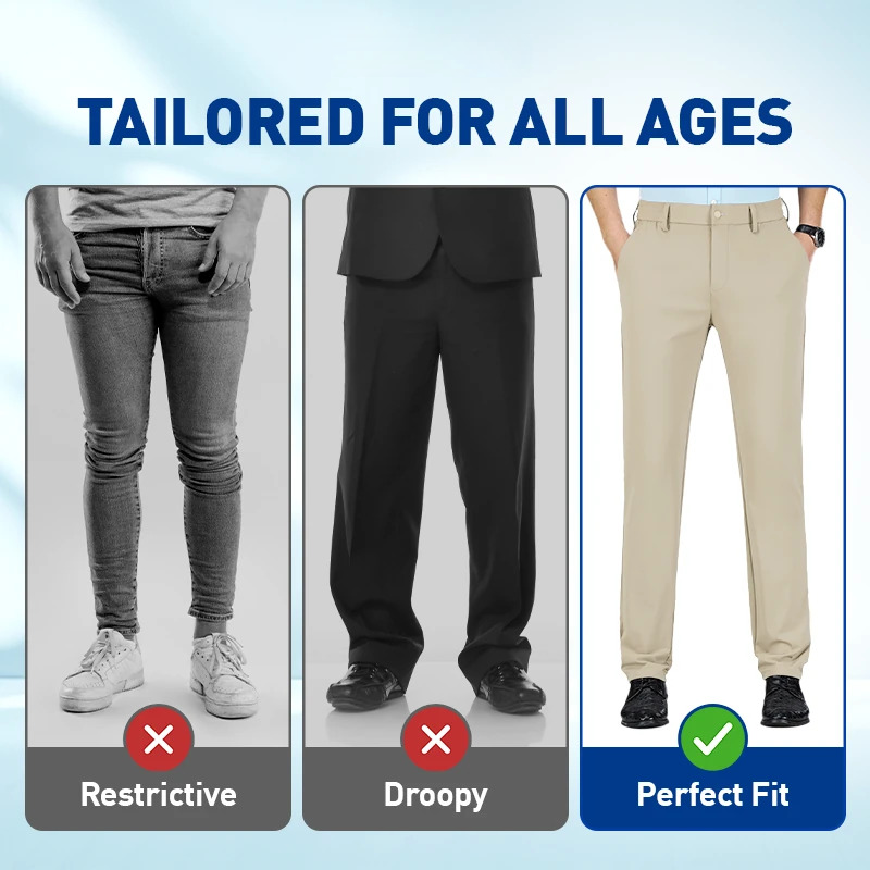 🔥2026 Hot Sale 50% OFF✨💖Breathable Comfortable Men's Stretch Casual Trousers 2