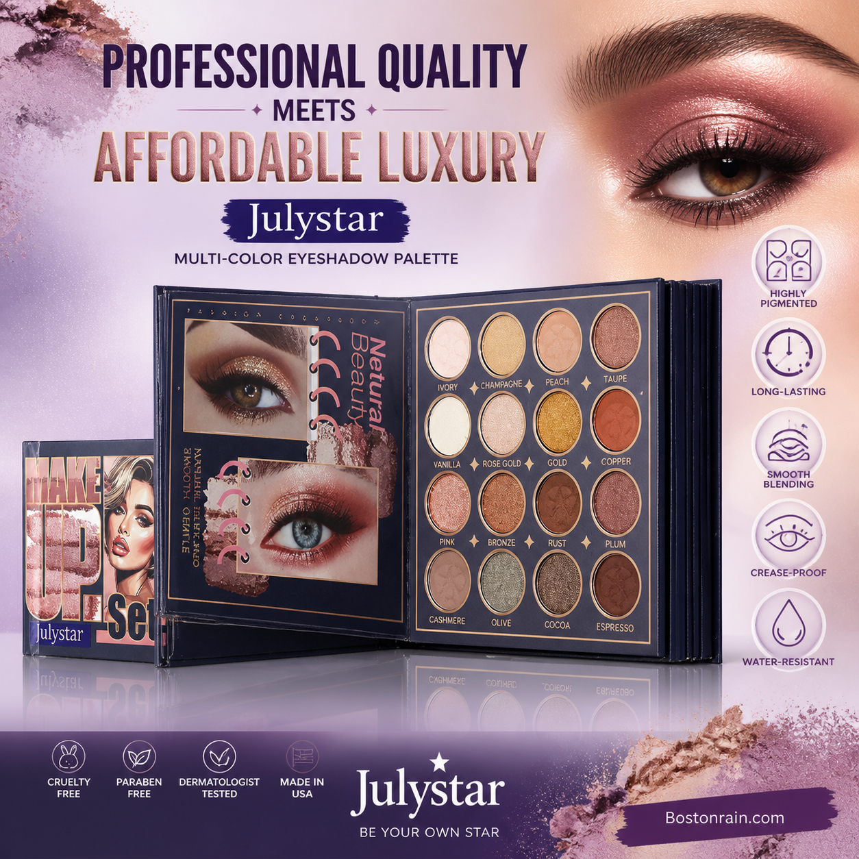 💗Free Shipping & 50% OFF💗67-Shade Compact Multi-Color Eyeshadow Palette