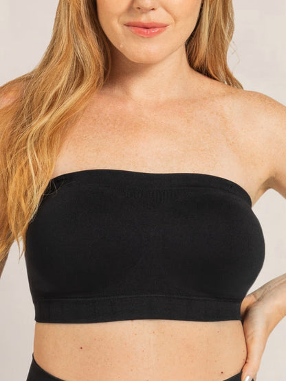 ⛱️Last Day Special Price ￡9.99!!🤩🔥Convertible Strapless Bandeau Bra with Wireless Comfort, Anti-Slip Grip & Removable Straps