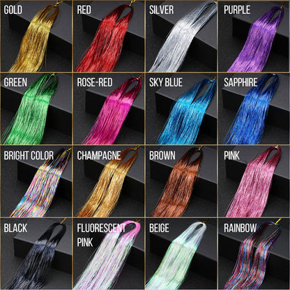 New Year Beauty Pick £5.99🎁14-pack Glitter Satin Hair Accessories ✨