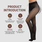 Fleece Lined Tights One-Lined Seams both front and back