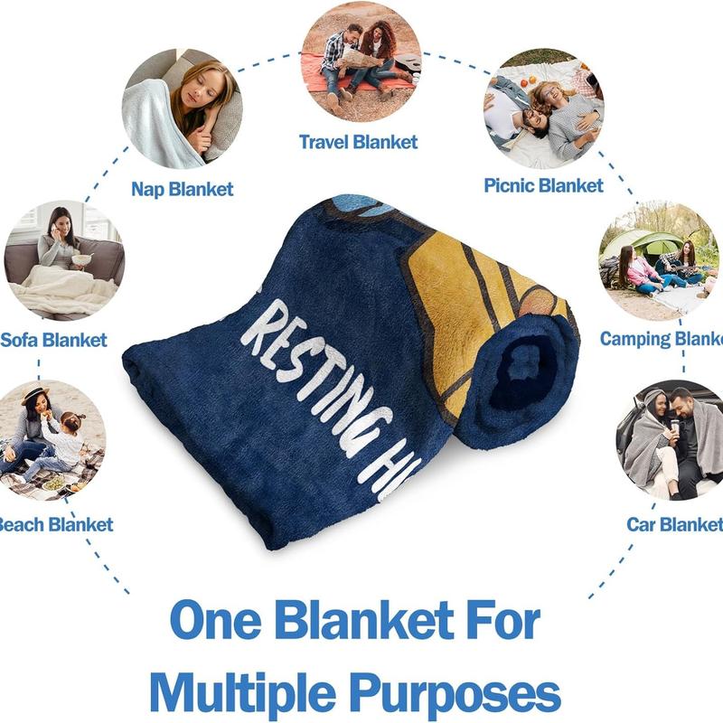 🎉 Father’s Day Special Deal: ONLY ￡7.99!!🎁“Dad’s Not Sleeping… Just Resting His Eyes” Blanket 🛋️💤  Ultra-Soft, UK-Made Flannel – The Perfect Gift from Kids ❤️