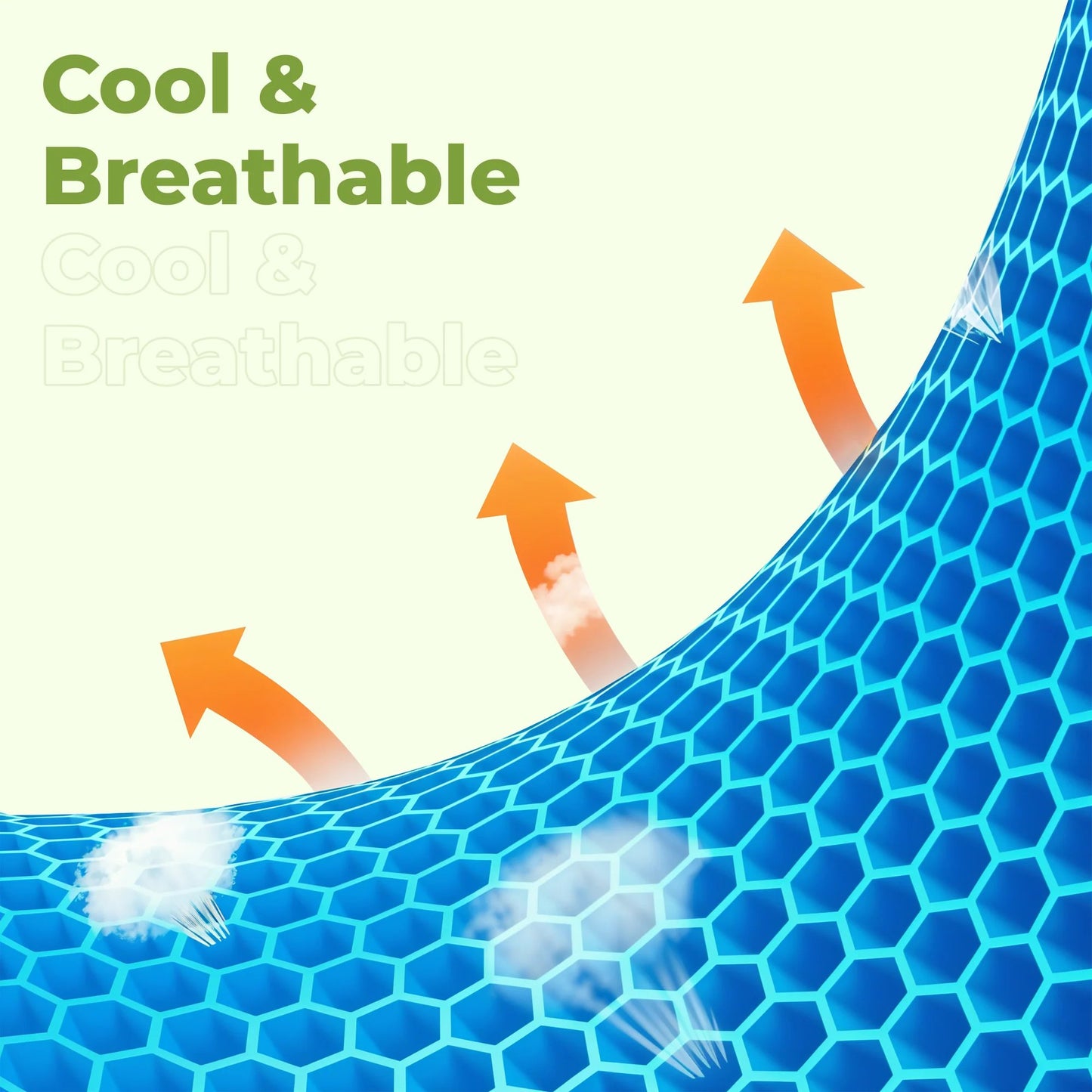 ❄️Last Day  Buy 3 get 1 free🧊Summer Honeycomb Gel Seat Cushion