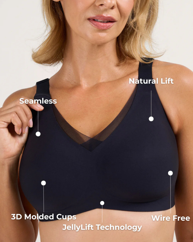 🔥 2026 Hot Sale🔥 Wireless Support & Lift V-Neck Mesh Bra