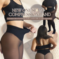 New Compression Band Model One-Seam Translucent Fleece Lined Tights