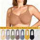 ⏳HOT SALE -BUY 1 GET 1 FREE !!!🖤Women's Elegant Sheer Full Coverage Underwire Non-padded Plus Size Bra