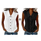☀️ Summer Chic Alert 60% OFF💥 –Women’s V-Neck Button-Down Top