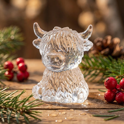 ⏳Last Day Special Price ￡6.99!!🐮 Mini Highland Cow Ice Cube Mold – Cute 3D Ice for Drinks, Parties & Gifts– UK Ready! 🇬🇧