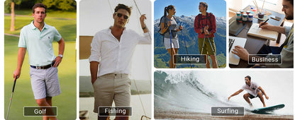 🔥HOT SALE 70% OFF🥰Men's Stretch Quick Dry Casual Work Golf Shorts