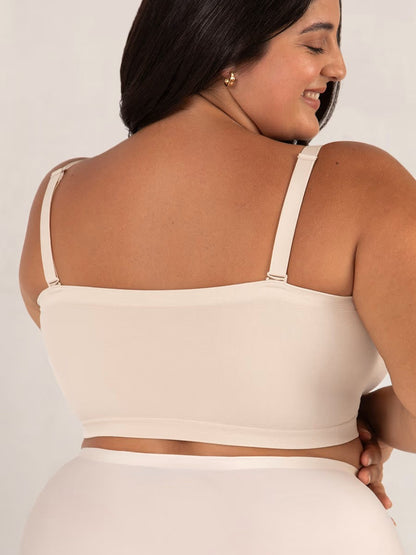 ⛱️Last Day Special Price ￡9.99!!🤩🔥Convertible Strapless Bandeau Bra with Wireless Comfort, Anti-Slip Grip & Removable Straps