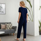 🌸Hot Sale 50% OFF💖Women’s Summer Oversized Wide Leg Crop Pants Two Piece Outfits Set