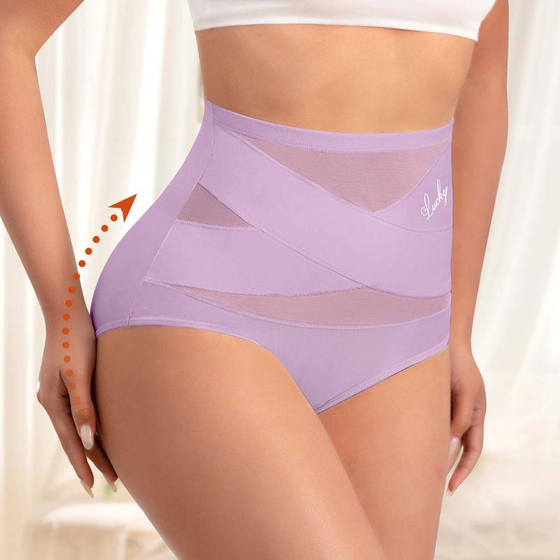 ✨Last Day-Buy 1 Get 3 Packs✨Plus-Size High-Waist Cross Tummy Control Panties