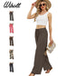 💖LAST DAY SALE 50% OFF💷Women's Summer Wide Leg Pants Flowy Drawstring Elastic Waist Trousers with Pockets