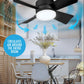 ⏳LAST DAY SALE 50% OFF🌀40W LED Ceiling Fan Light – 20.5” Ultra-Quiet with Remote 🎯 | E27 + FREE B22 Adapter 🔌 | For Bedroom 😴, Kitchen 👩‍🍳 & Garage 🛠️ – UK Ready! 🇬🇧