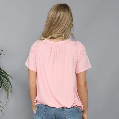 ⏳ Limited Time 50% Off!💐Women's Casual V Neck Basic T-shirt