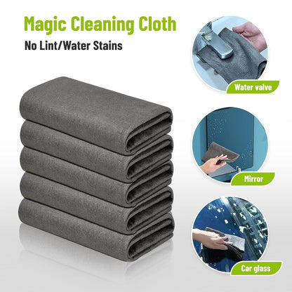 🔥Last Day 49% OFF-10 Counts Magic Cleaning Cloth, Reuseable Thickened Streak Free Magic Cleaning Wipes