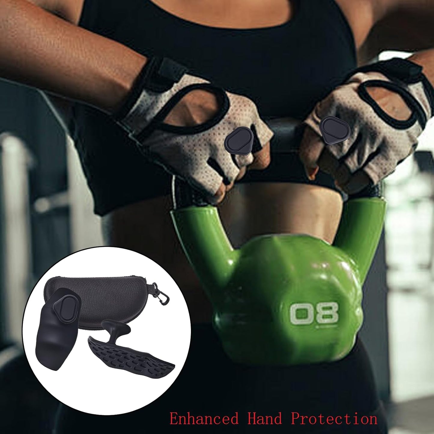 Anti-Slip Workout Rubber Weight Grips