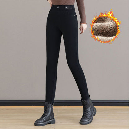 🔥HOT SALE 49% OFF💕Women's High Waist Slim Stretch Warm Skinny Jeans