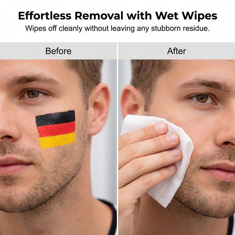 🔥Last Day Sale Only ￡6.99!🎉National Flag Face Paint Stick for Sports Fans! ⚽