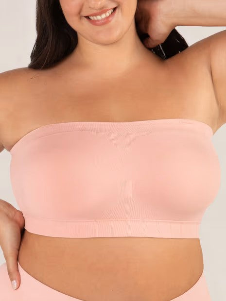 ⛱️Last Day Special Price ￡9.99!!🤩🔥Convertible Strapless Bandeau Bra with Wireless Comfort, Anti-Slip Grip & Removable Straps