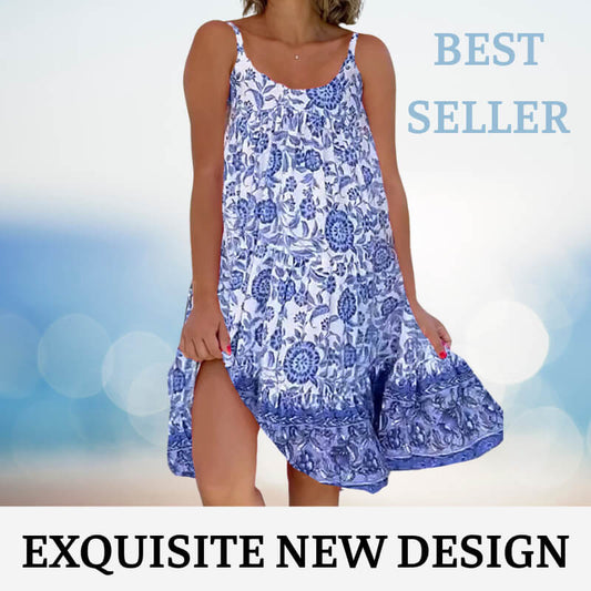 💖LAST DAY SALE 49% OFF💐🔥Floral Printed Camisole Dress🌸🔥