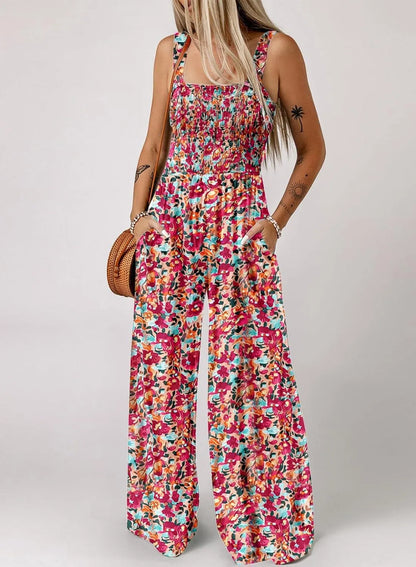 🏝️2026 HOT SALE 50% OFF🏖️Women’s Casual Print Sleeveless Loose Overalls Jumpsuits