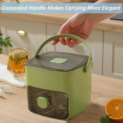 🎁2026 New Arrivals 50% OFF💥Essential for summer🥤🧊 Ice Cube Maker with Storage – 48 cubes at once, leak‑proof lid. Stackable, saves space. Includes ice scoop & tong.