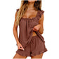 🔥2026  Hot  Sale🔥  Soft & Comfy Ruffle Trim Pajama Set