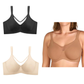 ⏳HOT SALE -BUY 1 GET 1 FREE !!!🖤Women's Elegant Sheer Full Coverage Underwire Non-padded Plus Size Bra