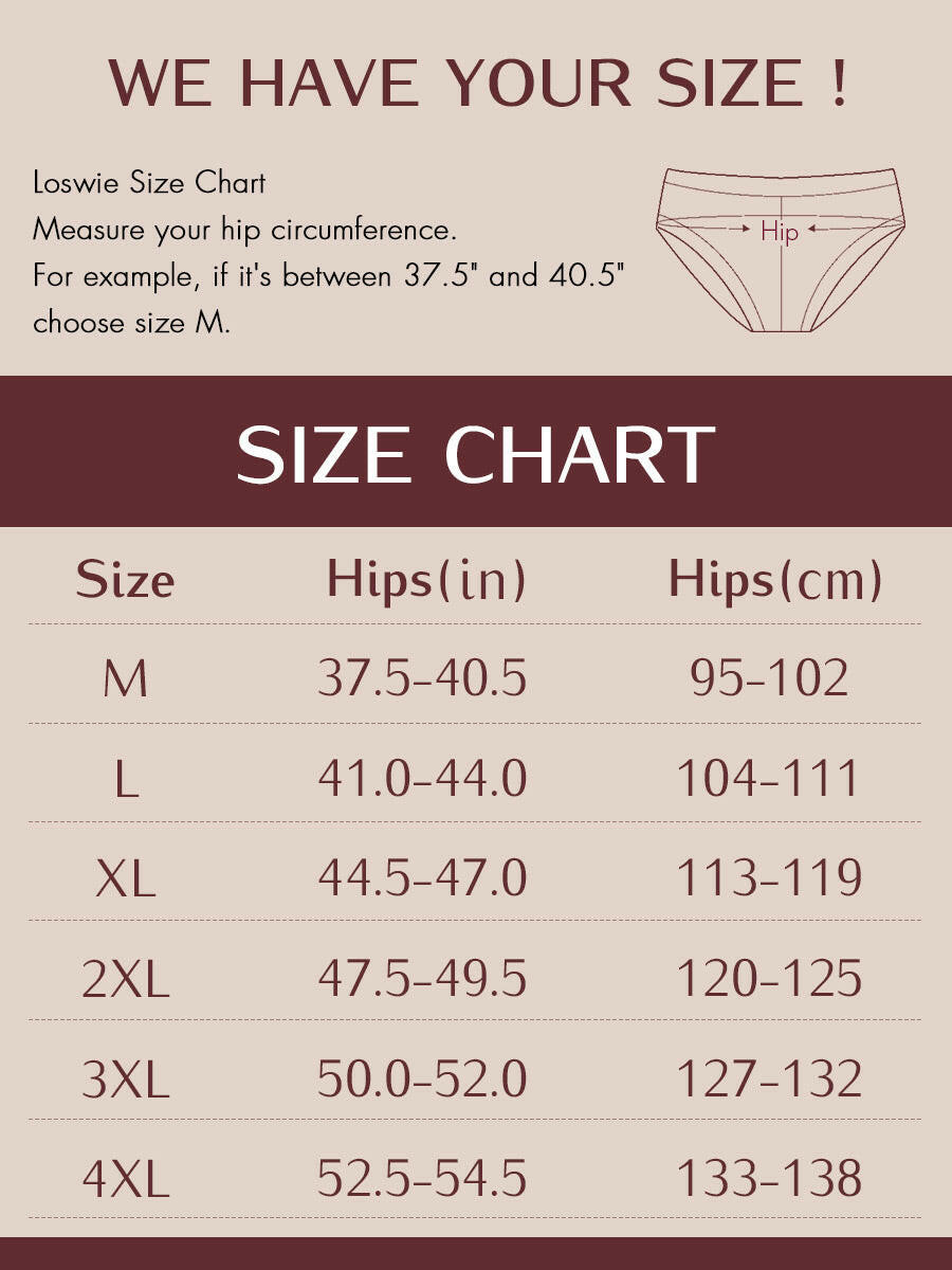LOSWIE®High-Absorbency ZeroLeak Period Underwear