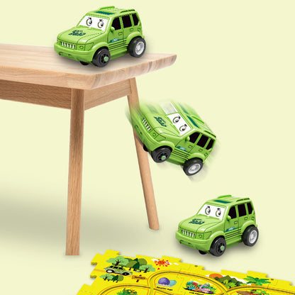 🚗Children's Educational Puzzle Track Car Play Set