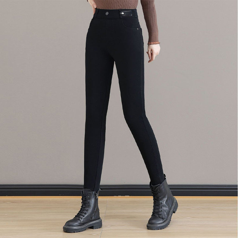 🔥HOT SALE 49% OFF💕Women's High Waist Slim Stretch Warm Skinny Jeans