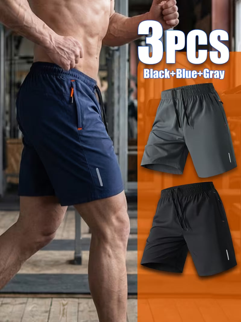 🔥HOT SALE 70% OFF🥰 Men's Elastic Summer Shorts💎Breathable, Zippered Pockets & Stretch Fit🩳❄️