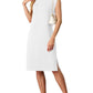 🔥2026 Summer Sale 60% OFF💥Women Round Neck Loose Split Wrinkle-Free Midi Dress with Pockets
