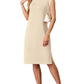 🔥2026 Summer Sale 60% OFF💥Women Round Neck Loose Split Wrinkle-Free Midi Dress with Pockets