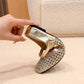 🔥 BIG CLEARANCE SALE 🔥☁️ 2026 New Arrival! Women's Square-Toe Woven Mary Jane Mules 🎀