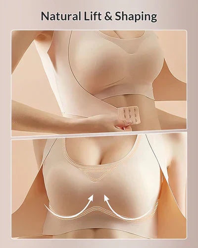 ⏳LAST DAY SALE ONLY 8.99!!👍✨Cross Back Front Closure Wireless Posture Support Bra– All-Day Comfort, Breathable & Summer-Ready 💕